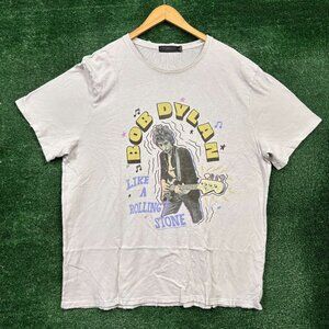 Bob Dylan Highway 61 Revisited Like A Rolling Stones Rock T-Shirt XXL
